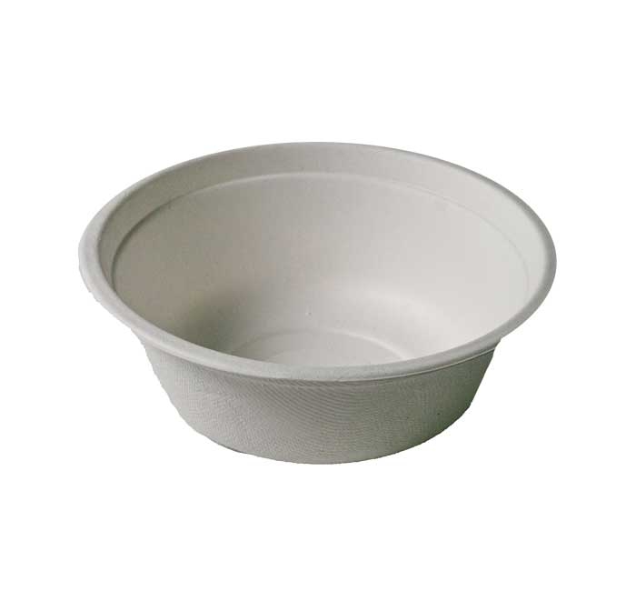 KITCH 24/7 White Compostable Classic Molded Fiber Bowl, 16 Ounce -- 400 per case
