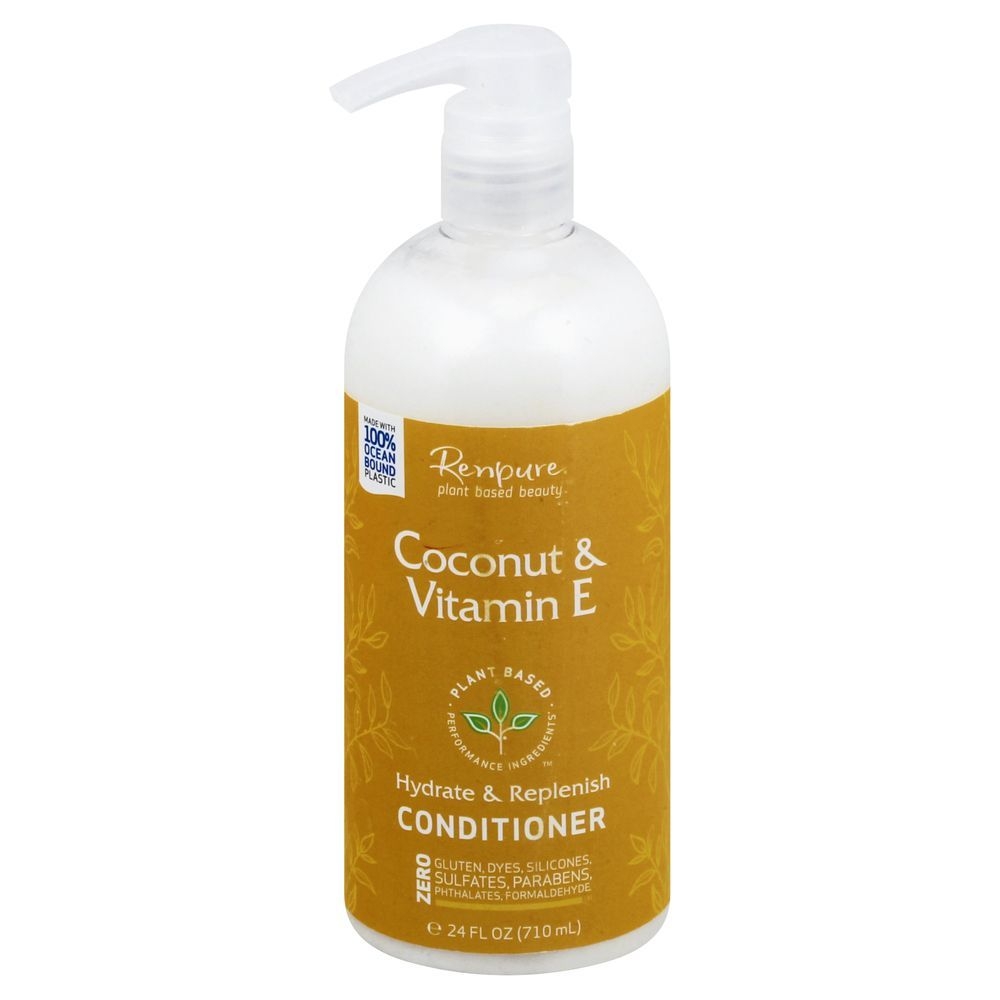 Renpure Hydrate and Replenish Coconut Vitamin Conditioner, 24 Fluid Ounce