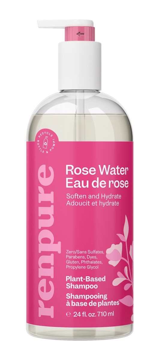 Renpure Rose Water Shampoo, 24 Fluid Ounce