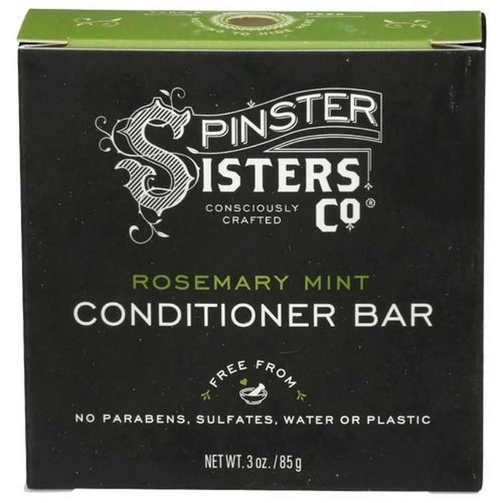 Spinster Sisters Rosemary Mint Conditioner Bar, 3 Ounce