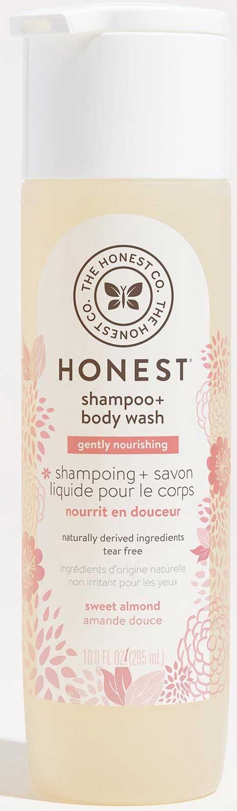 The Honest Company Baby Sweet Almond Shampoo and Body Wash, 10 Fluid Ounce
