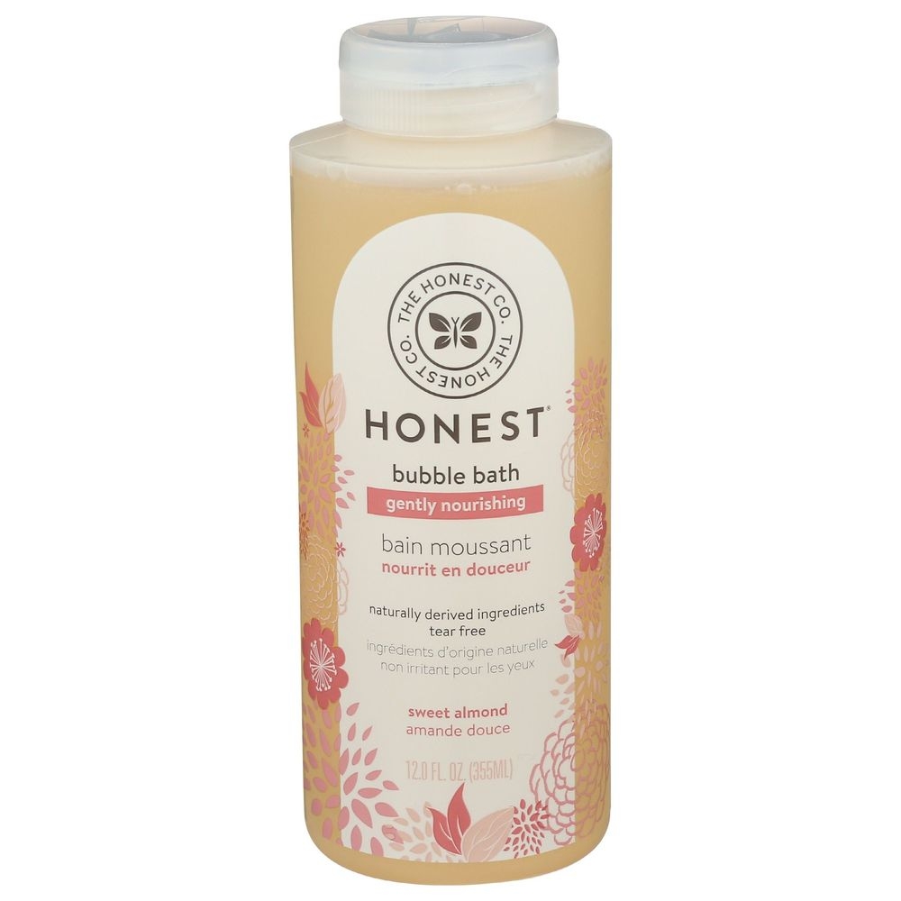 The Honest Gently Nourishing Sweet Almond Bubble Bath, 12 Ounce
