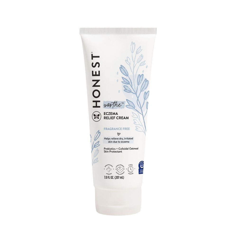 The Honest Soothe Fragrance Free Eczema Relief Cream, 7 Ounce