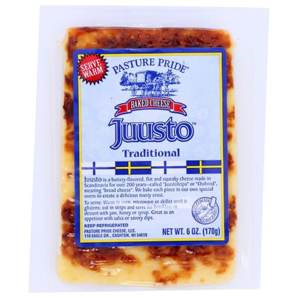 Pasture Pride Juusto Traditional Cheese, 6 Ounce -- 10 per case