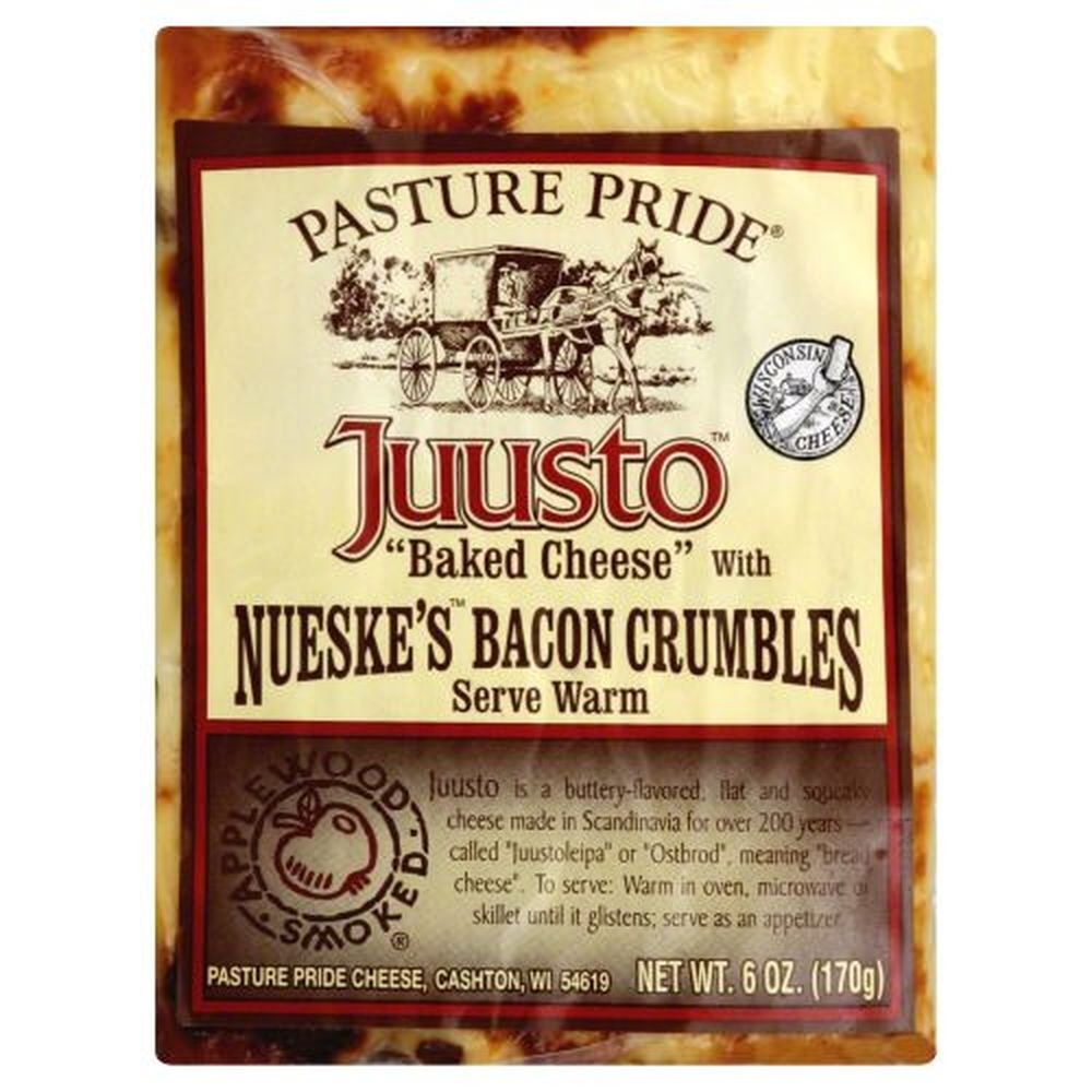 Pasture Pride Juusto Bacon Cheese, 6 Ounce -- 10 per case