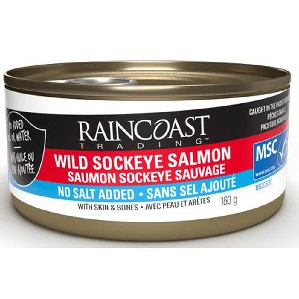 Raincoast Trading Wild Sockeye Salmon, 5.65 Ounce -- 12 per case
