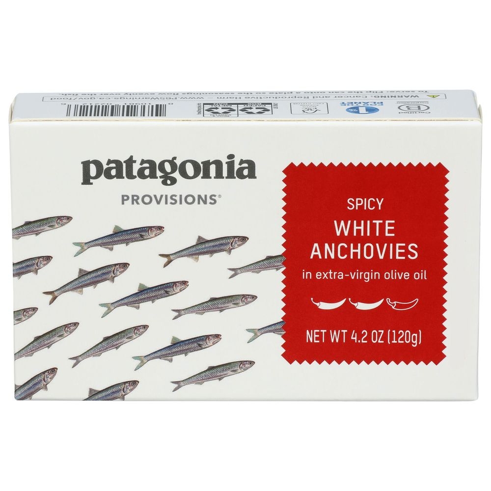 Patagonia Provisions White Spicy Anchovies, 4.2 Ounce -- 10 per case