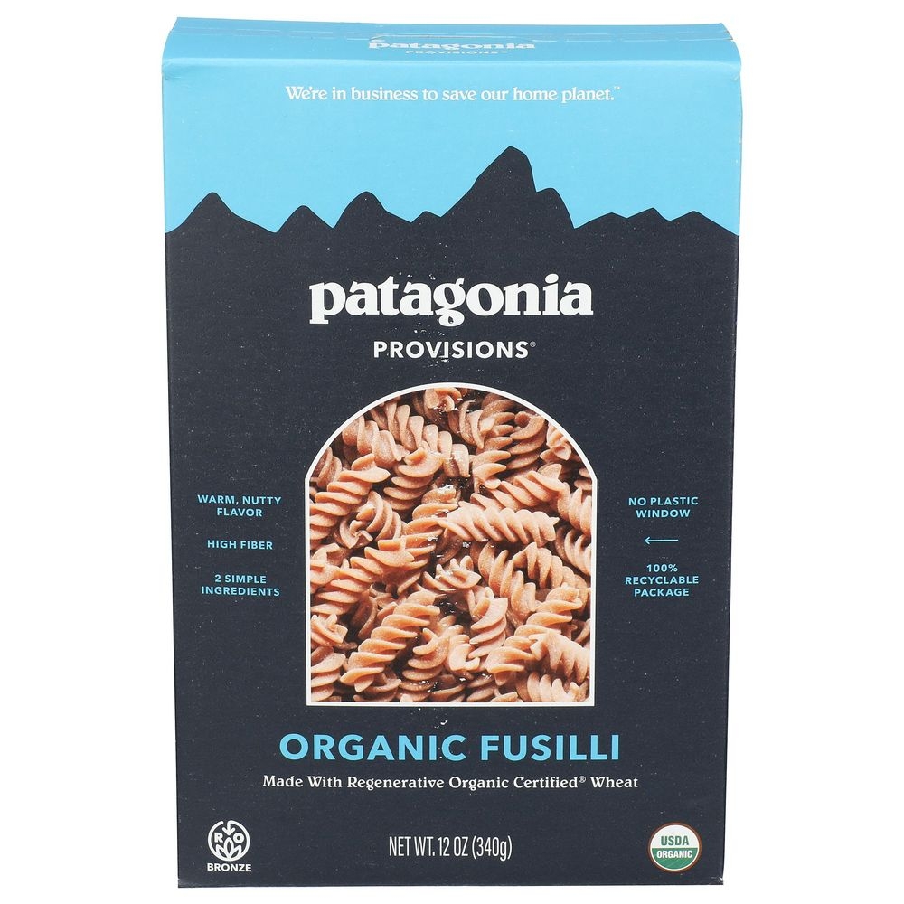 Patagonia Provisions Organic Fusilli Pasta, 12 Ounce -- 6 per case