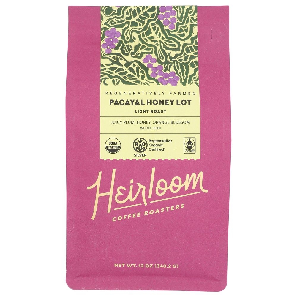 Heirloom Coffee Roasters Pacayal Honey Lot Blend Coffee, 12 Ounce -- 6 per case