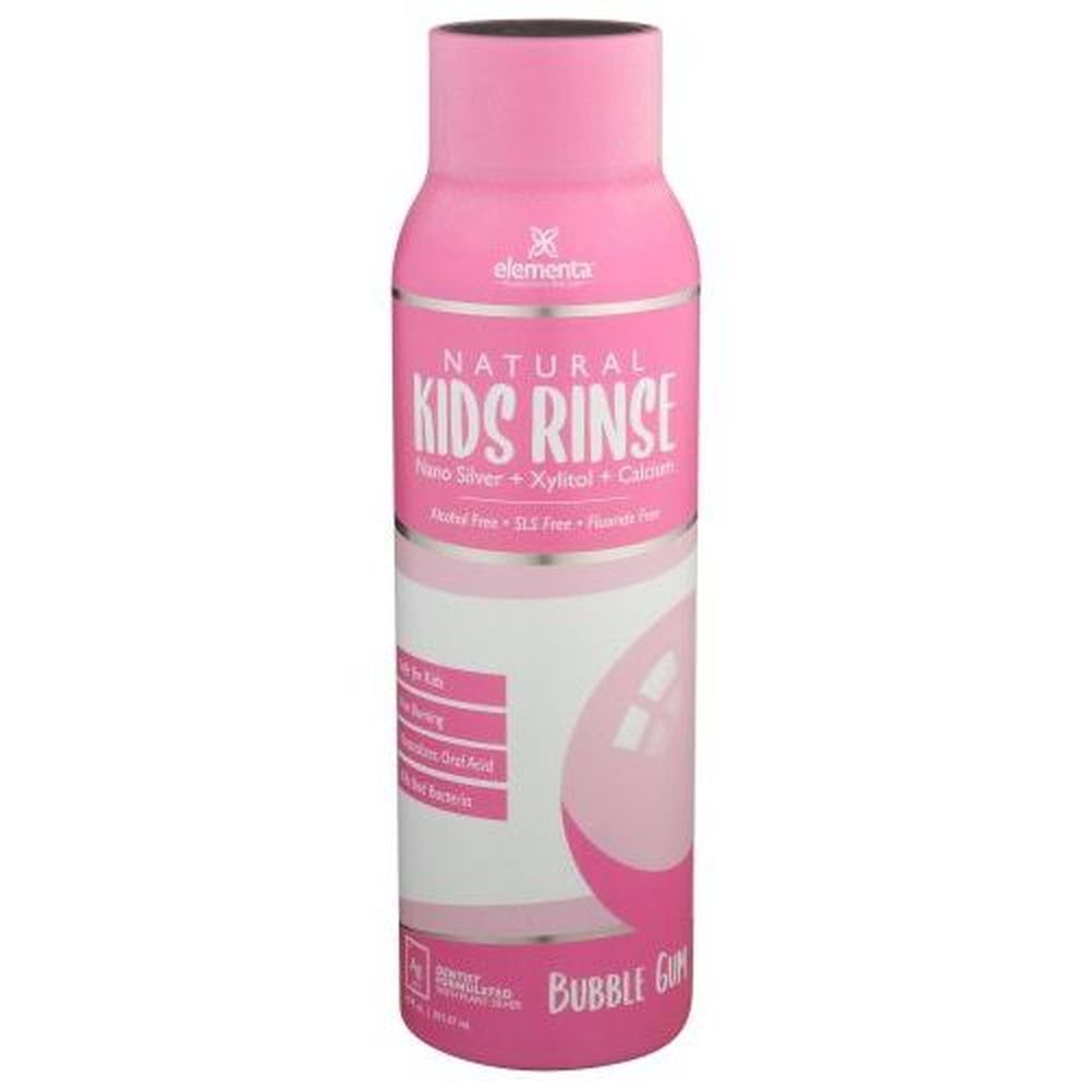 Elementa Silver Bubble Gum Kids Mouth Rinse, 20 Ounce