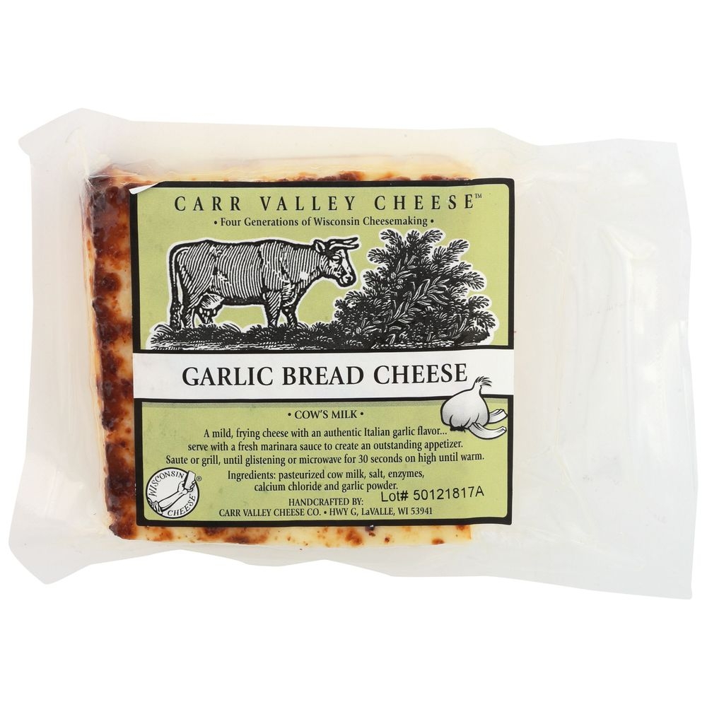 Carr Valley Garlic Bread Cheese, 6 Ounce -- 12 per case