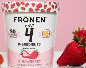 Fronen Strawberry Ice Cream, 1 Pint -- 8 per case