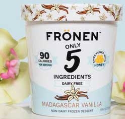Fronen Madagascar Vanilla Ice Cream, 1 Pint -- 8 per case