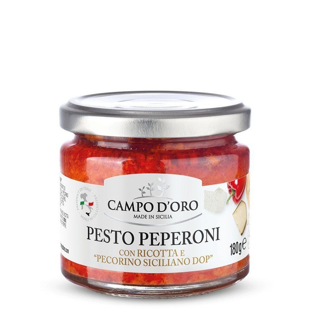 Campo Doro Pepper Pesto Sauce, 6.3 Ounce -- 6 per case