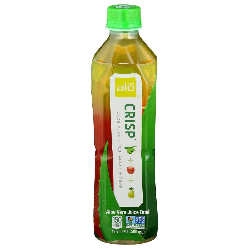 ALO Crisp Fuji Apple and Pea with Aloe Vera Drink, 16.9 Fluid Ounce -- 12 per case.