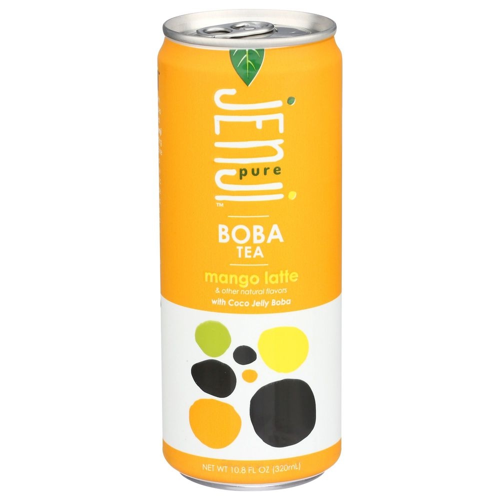 Jenji Pure Mango Latte Boba Tea, 10.8 Fluid Ounce -- 12 per case