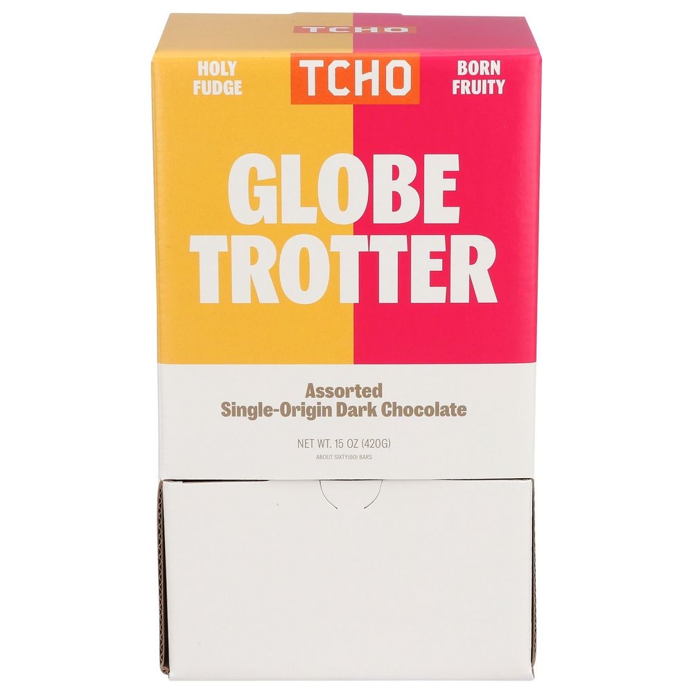 Tcho Globe Trotter Assorted Single Origin Dark Chocolate, 15 Ounce