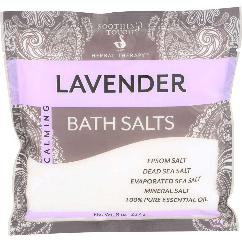 Soothing Touch Lavender Bath Salt, 8 Ounce -- 6 per case