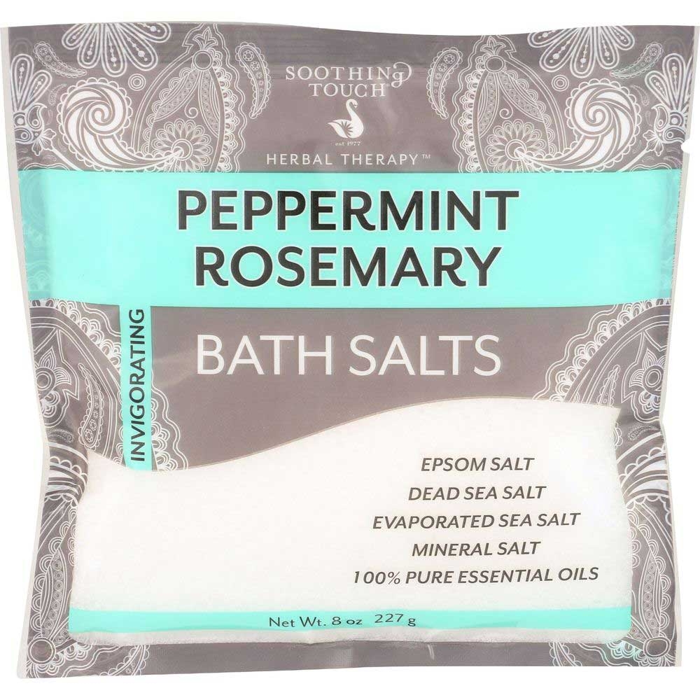 Soothing Touch Peppermint Rosemary Bath Salt, 8 Ounce -- 6 per case
