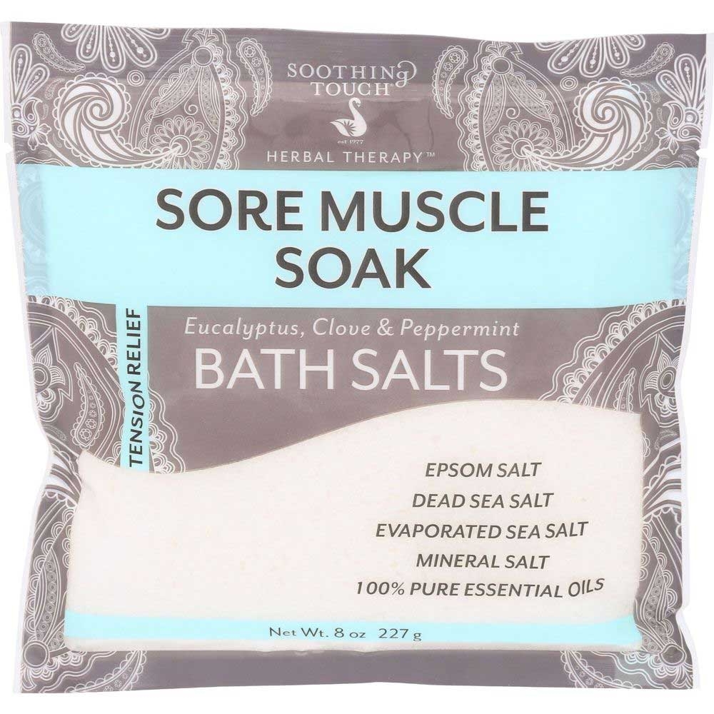Soothing Touch Sore Muscle Soak Bath Salt, 8 Ounce -- 6 per case