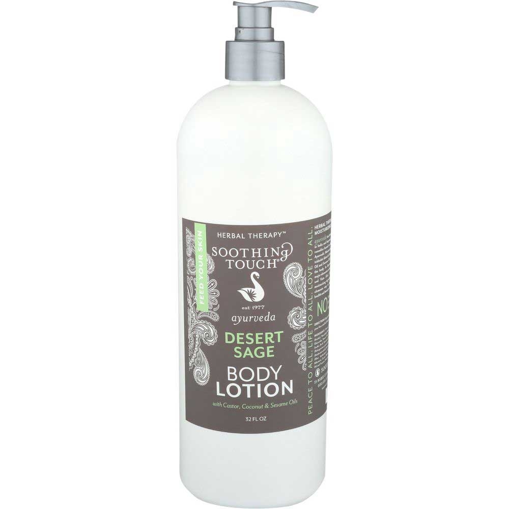 Soothing Touch Ayurveda Desert Sage Body Lotion, 32 Fluid Ounce
