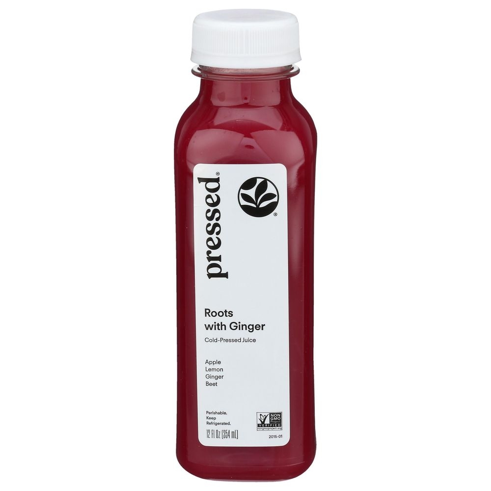 Pressed Juicery Spicy Roots Cold Pressed Juice with Ginger, 12 Fluid Ounce -- 6 per case