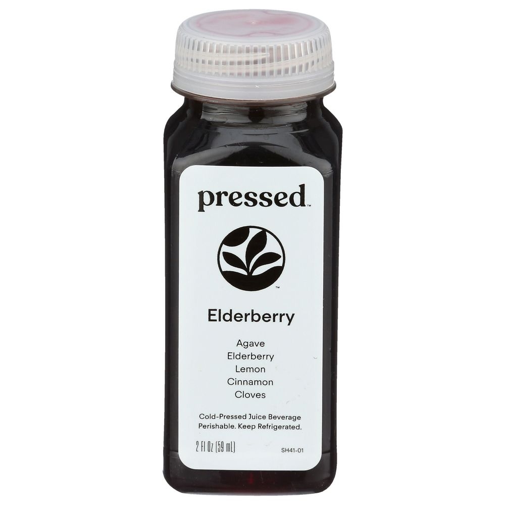 Pressed Juicery Elderberry Shot, 2 Fluid Ounce -- 12 per case