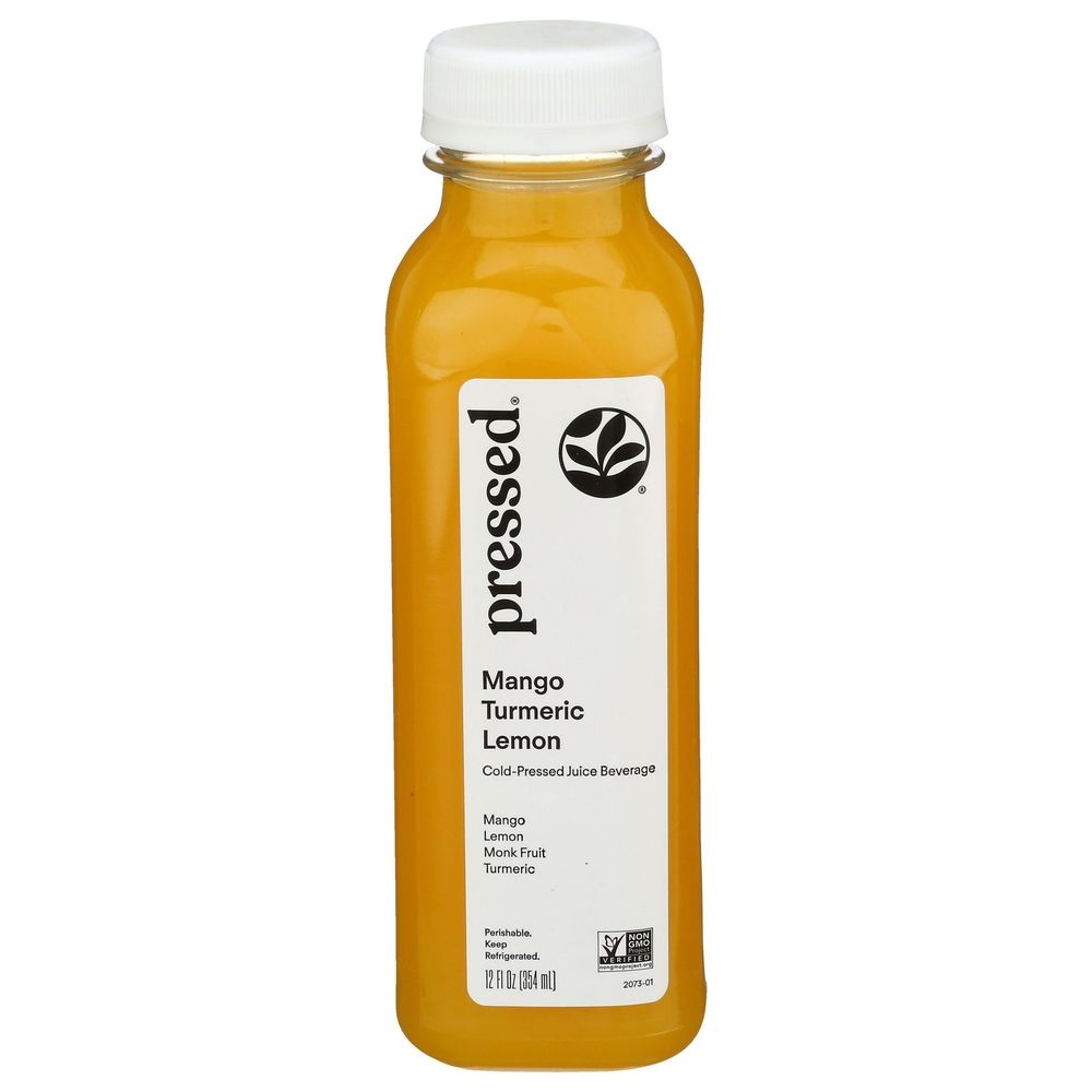 Pressed Juicery Mango Turmeric Lemonade Juice, 12 Fluid Ounce -- 6 per case