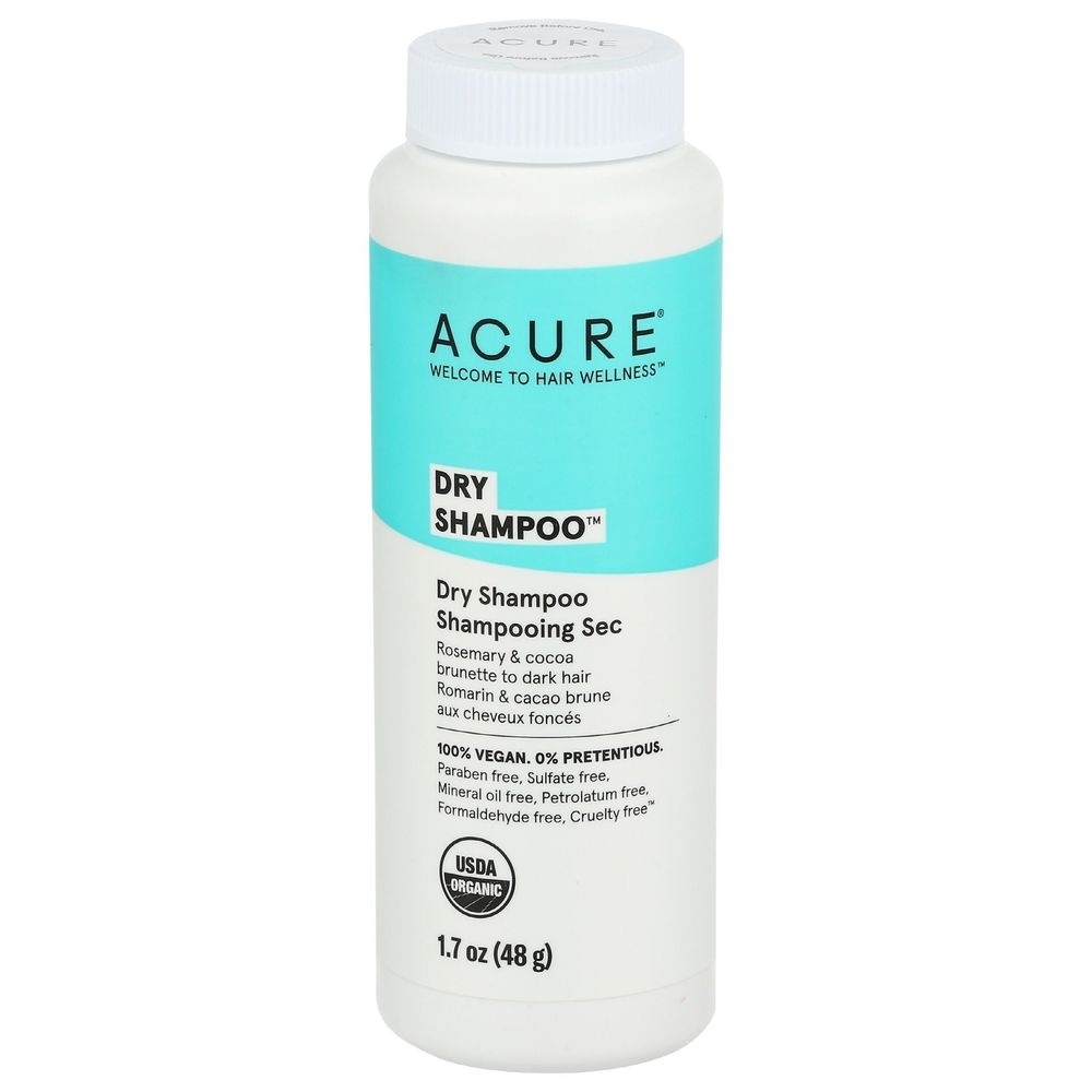 Acure Brunette to Dark Hair Dry Shampoo, 1.7 Ounce