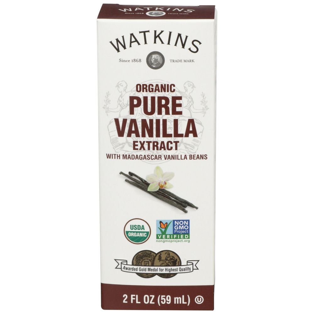 Watkins Organic Pure Vanilla Extract, 2 Fluid Ounce -- 12 per case
