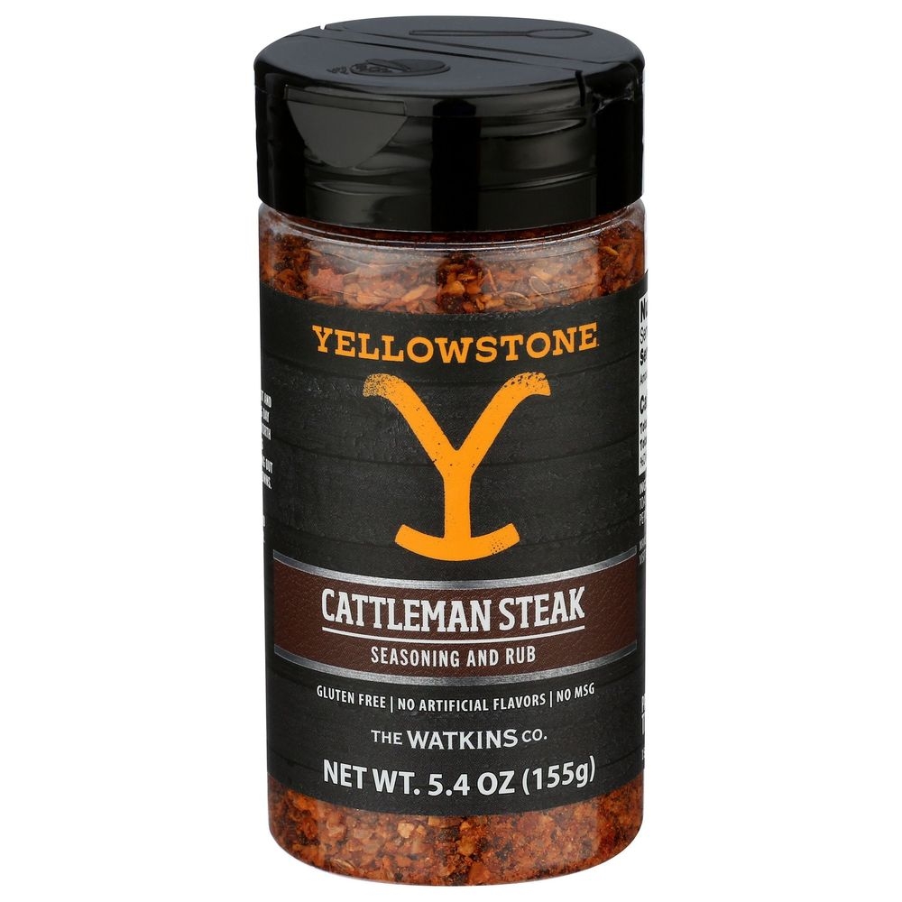 Yellowstone Cattleman Steak Seasoning and Rub, 5.4 Ounce -- 6 per case