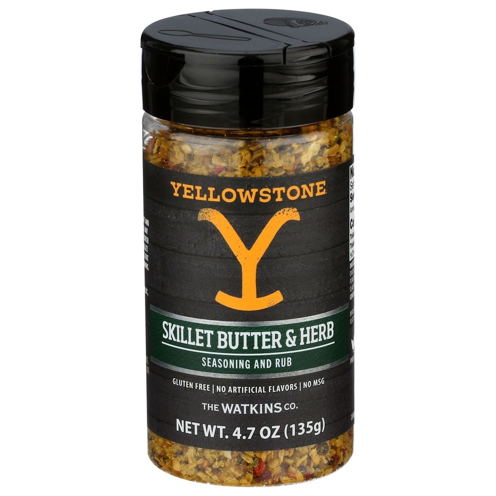 Yellowstone Skillet Butter and Herb Seasoning and Rub, 4.7 Ounce -- 6 per case