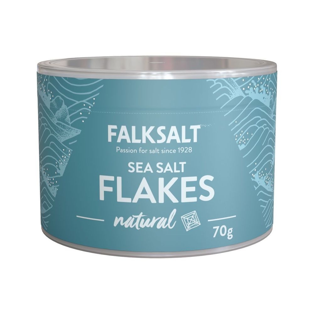 Falksalt Natural Sea Salt Flakes, 8.8 Ounce -- 12 per case