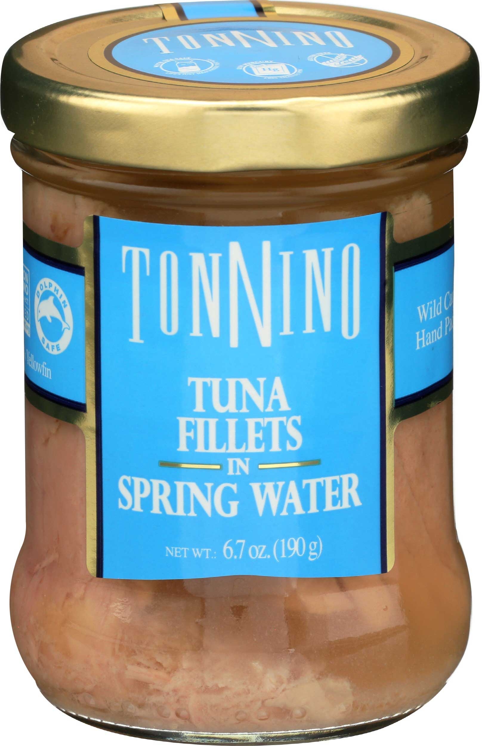 Tonnino Tuna Fillets in Spring Water, 6.7 Ounce -- 6 per case