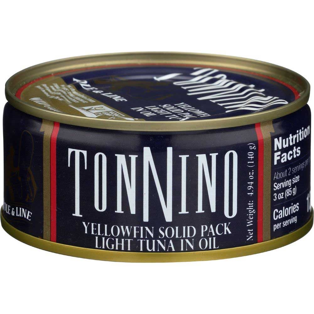 Tonnino Yellowfin Light Tuna in Oil, 4.94 Ounce -- 12 per case