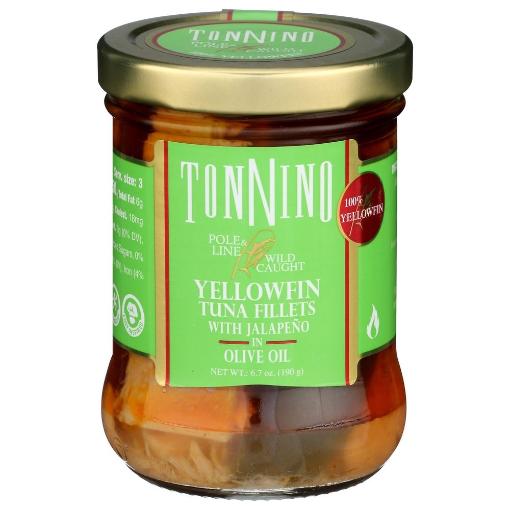 Tonnino Tuna Fillets with Jalapeno in Olive Oil, 6.7 Ounce -- 6 per case