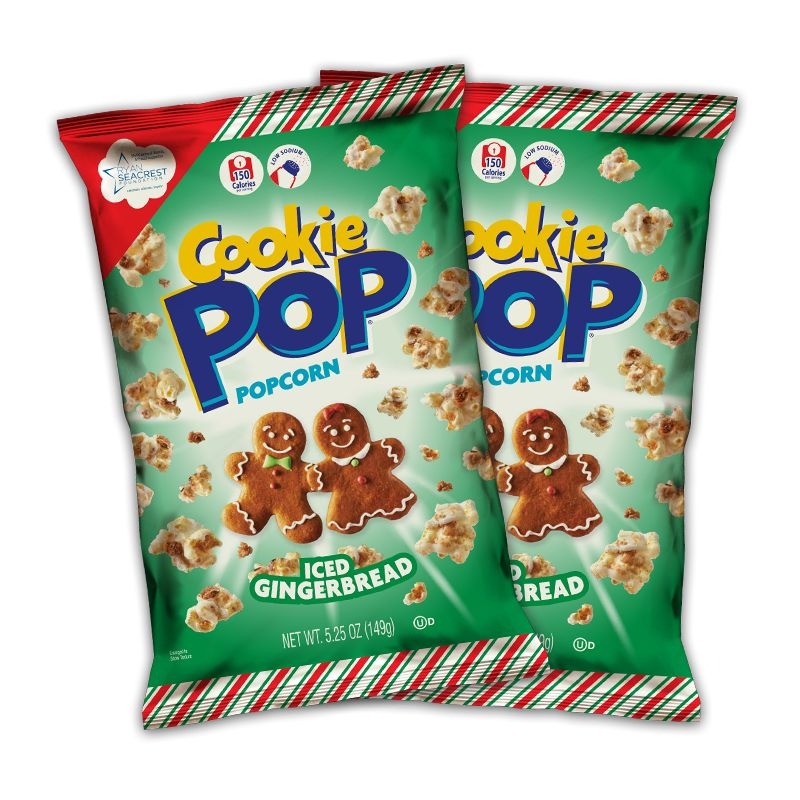 Cookie Pop Iced Gingerbread Popcorn, 5.25 Ounce -- 12 per case
