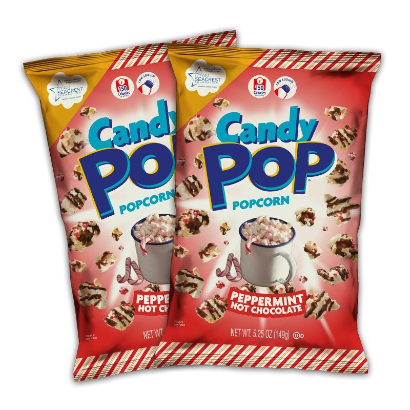 Cookie Pop Peppermint Hot Chocolate Popcorn, 5.25 Ounce -- 12 per case