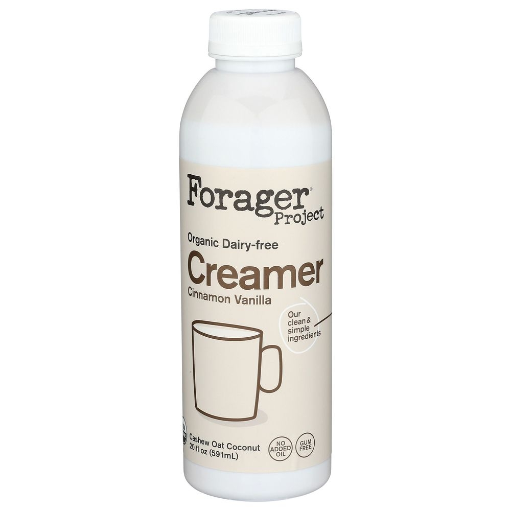 Forager Project Organic Cinnamon Vanilla Creamer, 20 Fluid Ounce -- 6 per case.