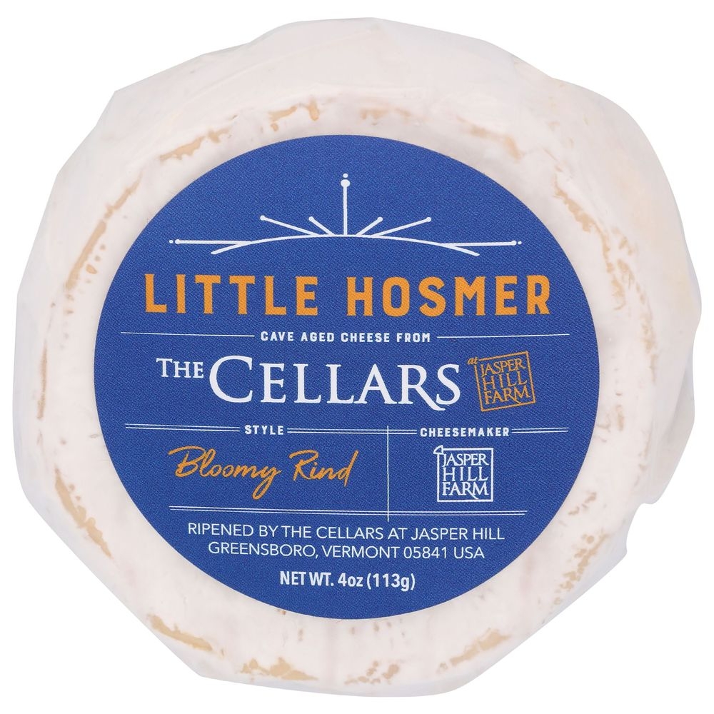 Cellars At Jasper Hills Farm Little Hosmer Ripened Cheese, 4 Ounce -- 12 per case
