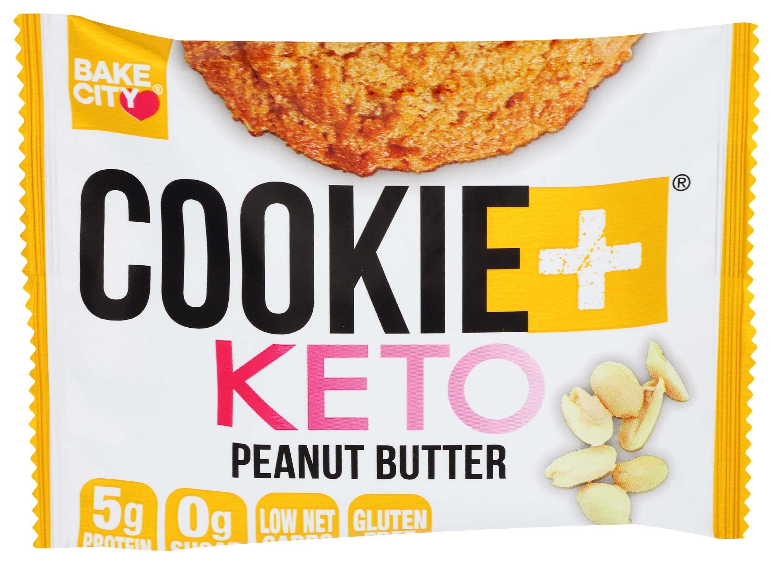 Bake City Cookie Plus Keto Peanut Butter, 1 Ounce -- 12 per case