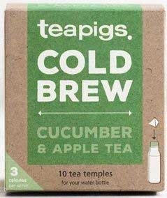 Teapigs Cucumber and Apple Cold Brew Tea - 10 count per pack -- 6 packs per case