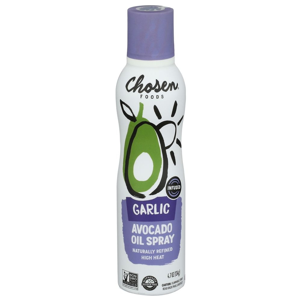 Chosend Foods Garlic Avocado Oil Spray, 4.7 Ounce -- 6 per case