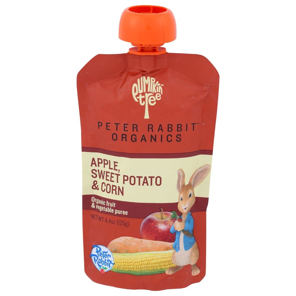 Peter Rabbit Organics Apple Sweet Potato and Corn Baby Snacks, 4.4 Ounce -- 10 per case