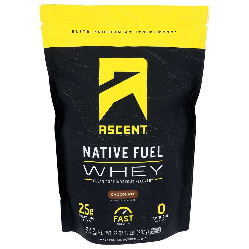Ascent Native Fuel Chocolate Whey Protein Powder, 2 Pound