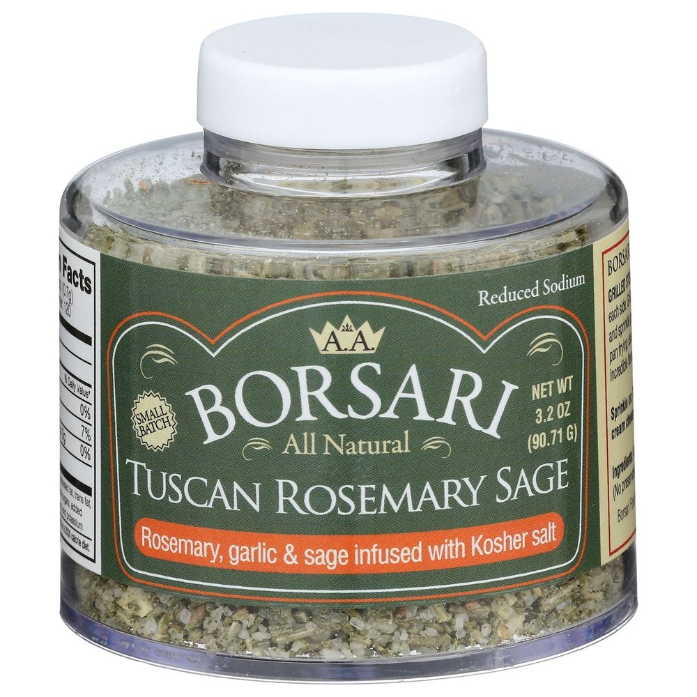 Borsari Tuscan Rosemary Sage Seasoning, 3.2 Ounce -- 6 per case