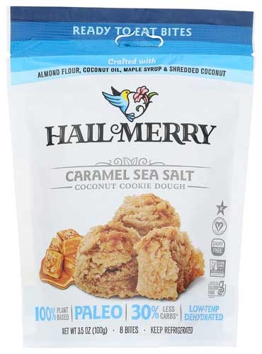 Hail Merry Caramel Sea Salt Macaroon Cookie, 3.5 Ounce -- 8 per case.