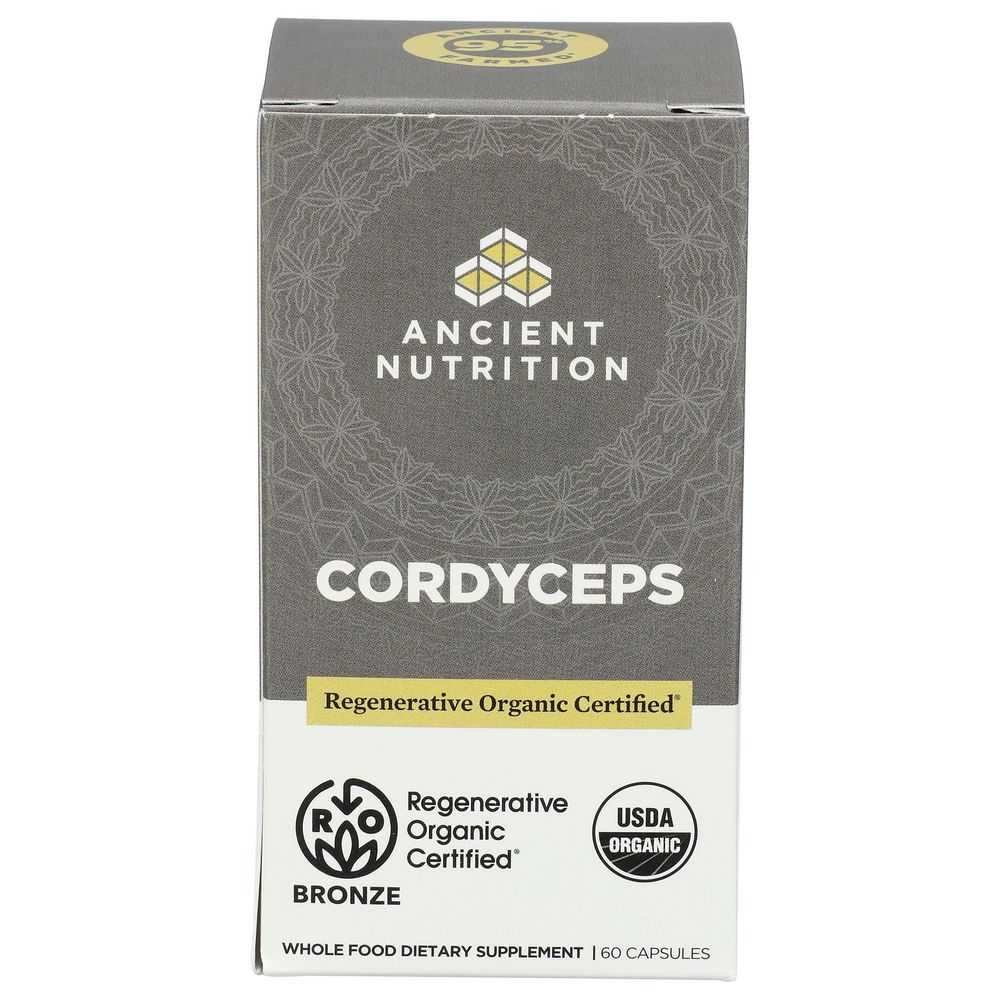 Ancient Nutrition Organic Cordyceps Supplement Capsules, 60 count