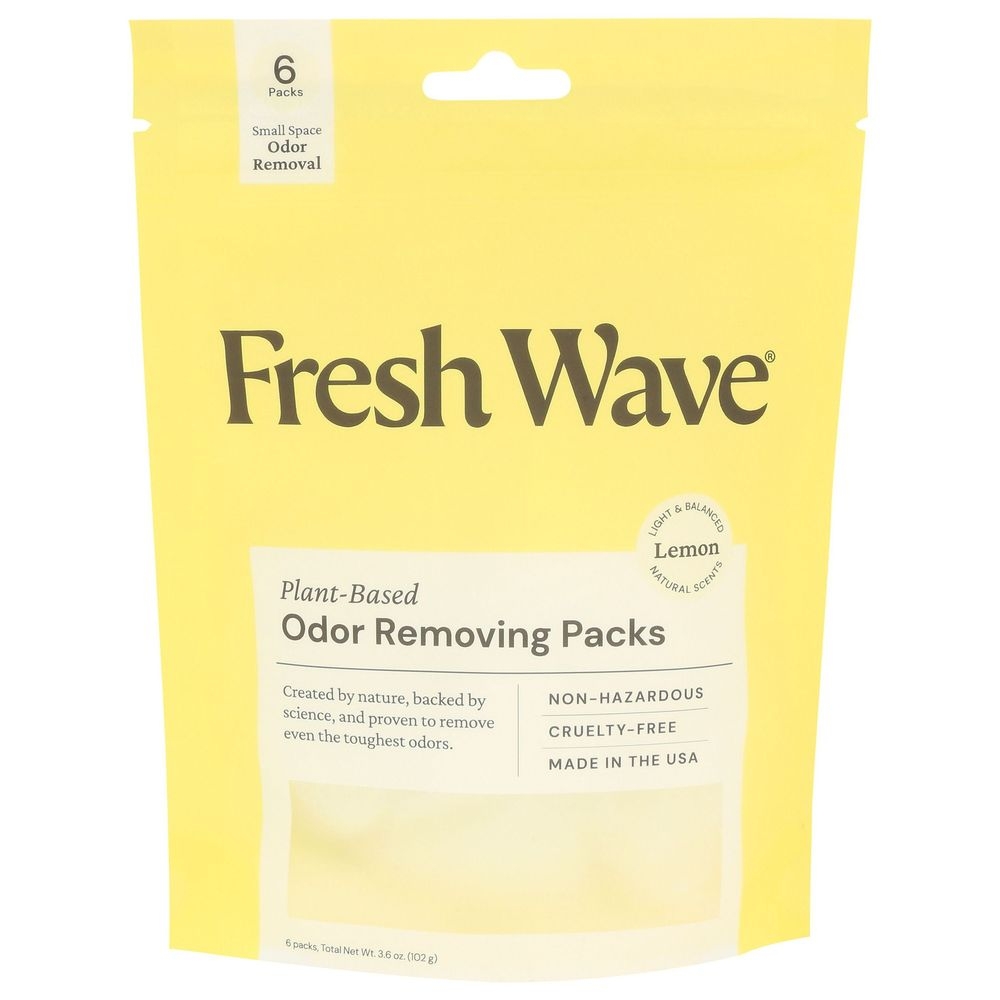 Fresh Wave Lemon Odor Removing Packs, 6 count -- 6 per case