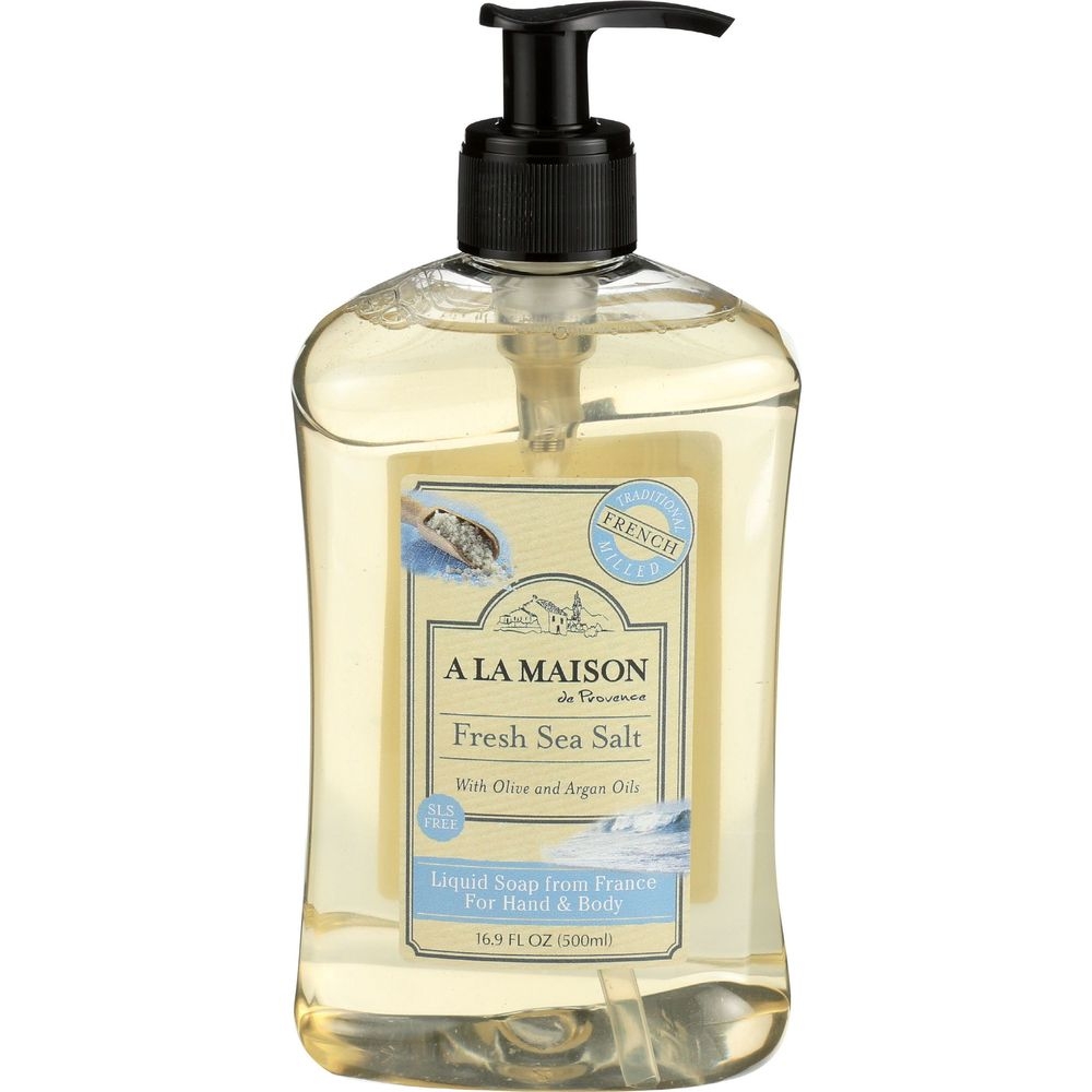 A La Maison French Sea Salt Liquid Soap, 16.9 Fluid Ounce